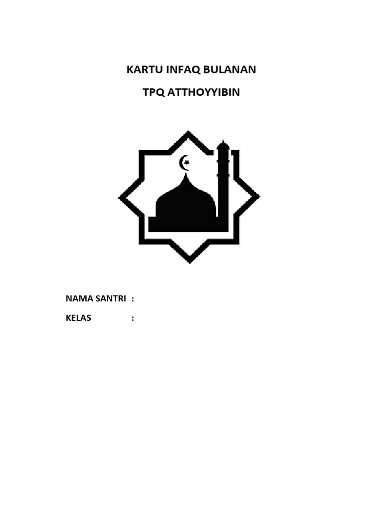 Kartu Infaq Bulanan | PDF