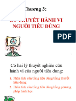Chuong 3. Ly Thuyet Hanh Vi Nguoi Tieu Dung