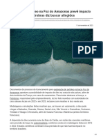 Licença de Petróleo Na Foz Do Amazonas Prevê Impacto em 8 Países e Petrobras Diz Buscar Atingidos