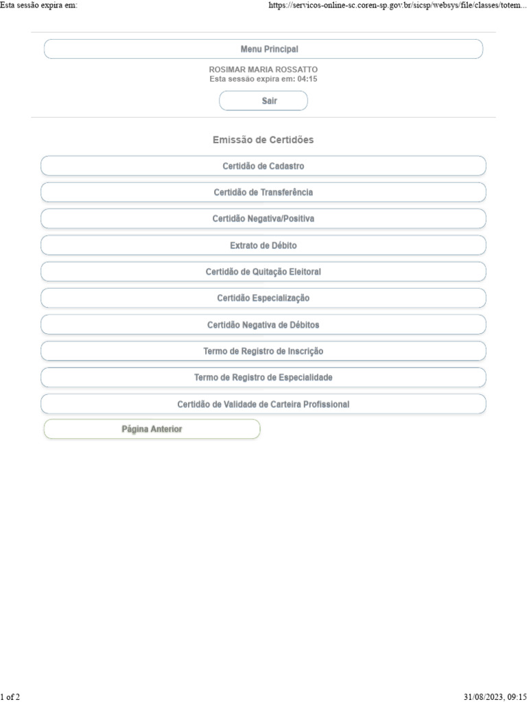 Certidao Coren Sc Pdf
