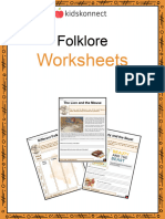 Folklore Worksheets Sample