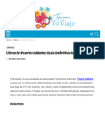Clima en Puerto Vallarta - Guía Definitiva Mes A Mes - Tips para Tu Viaje