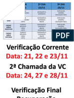 Datas Finais