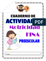 Cuaderno de Actividades Motricidad FINA