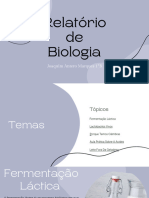 Relatório de Biologia