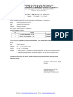 SPT Diklat MGMP Bimtek Penyusunan Modul Ajar Kurikulum Merdeka - November 2022