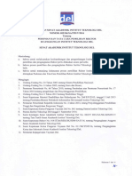 SK Senat Akademik Tentang Pedoman Dan Tata Cara Pemilihan Rektor Di Lingkungan IT Del Nomor 002 SK SA ITD V 2016