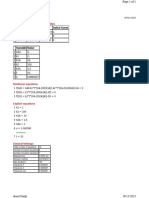 Calculated Values of NLE Variables: POLYMATH Report