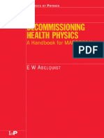 Eric.W. Abelquist - Decommissioning Health Physics - A Handbook For MARSSIM Users (Medical Physics Series) (2002)