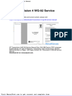 ZF Transmision 4 WG 92 Service Manual