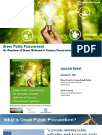 An Overview of Green Reforms in Country Procurement Systems