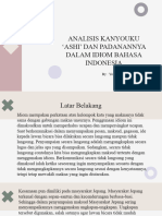 Analisis Kanyouku Ashi Dan Padanannya Bahasa Indonesia