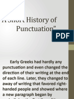 A Short History of Punctuation G9 GC