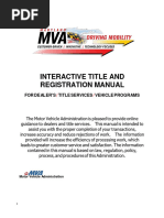 Interactive Title and Registration Manual