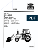 Ford New Holland 250C Tractor Service Repair Manual