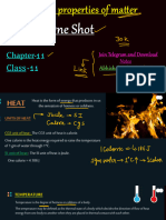 Thermal Properties of Matter Class 11th