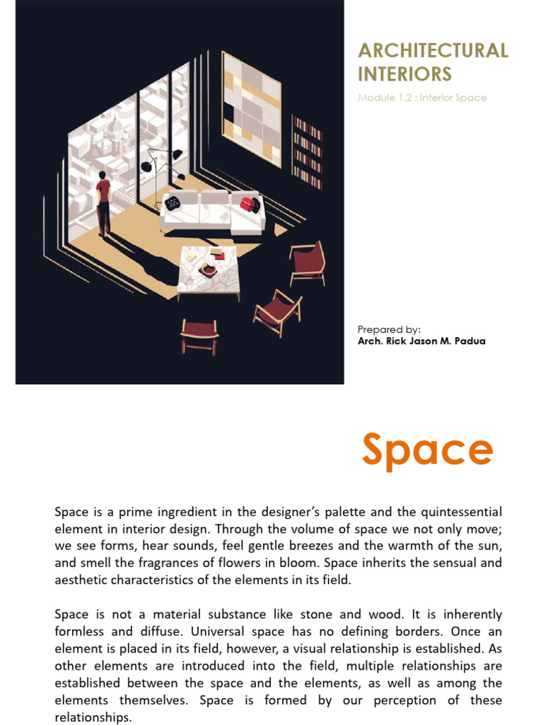 Understanding Interior Space Design | PDF | Space | Wall