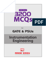 23 - 3200 MCQ - GATE and PSUs Instrumentation