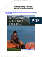 Fundamental Accounting Principles 21st Edition Wild Solutions Manual