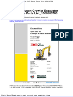 Wacker Neuson Crawler Excavator 38z3 Spare Parts List 1000180706