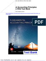 Fundamental Accounting Principles 22nd Edition Wild Test Bank