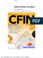 Cfin 4 4th Edition Besley Test Bank