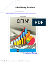 Cfin 5th Edition Besley Solutions Manual