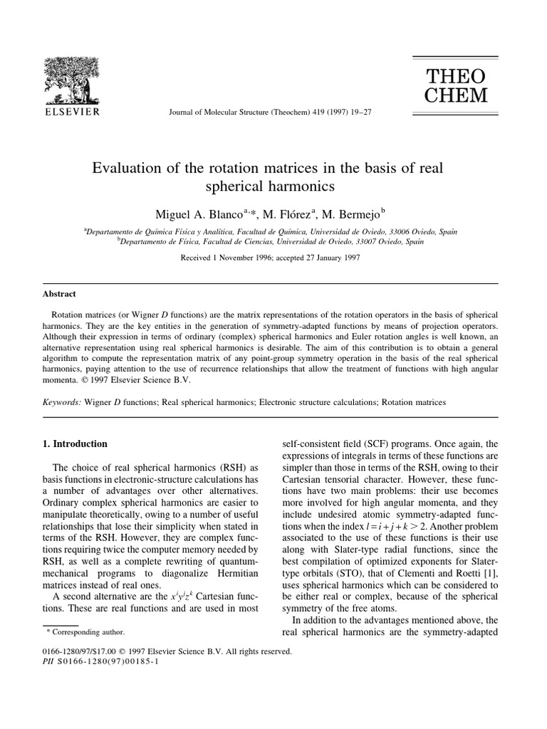 Evaluation of the rotation matrices in the basis of real spherical