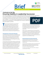 Continuity at The Top - Ensuring Stability in Leadership Succession