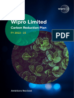 Carbon Reduction Plan Wipro LTD