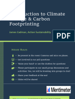 Climate Change and Carbon RDP Workshop