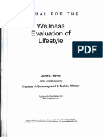 Wellness Evaluation of Lifestyle Manual