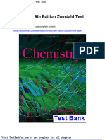 Chemistry 9th Edition Zumdahl Test Bank