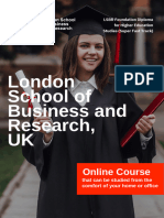 LSBR Foundation Diploma For Higher Education Studies (Super Fast Track) - Delivered Online by LSBR, UK