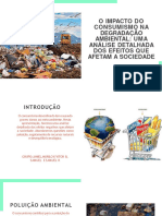 Consumismo e Degradação Ambiental