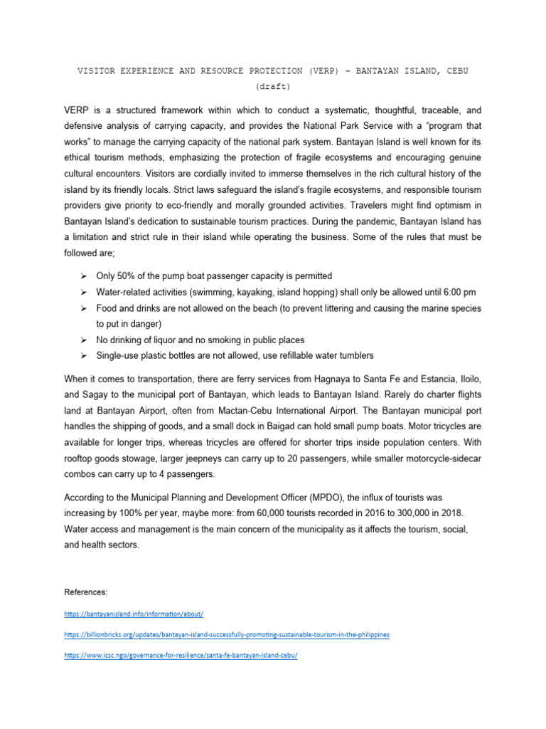 Visitor Experience and Resource Protection - Research | PDF | Tourism ...