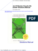 Fundamentals of Electric Circuits 5th Edition Alexander Solutions Manual