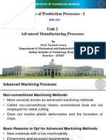 UNIT 2 Advanced Manufacturing Processes