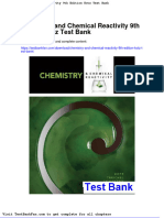 Chemistry and Chemical Reactivity 9th Edition Kotz Test Bank