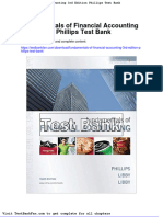 Fundamentals of Financial Accounting 3rd Edition Phillips Test Bank