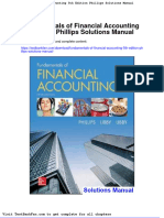 Fundamentals of Financial Accounting 5th Edition Phillips Solutions Manual