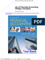 Fundamentals of Financial Accounting 5th Edition Phillips Test Bank