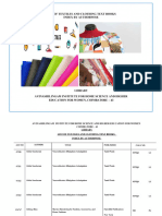 List of Textiles and Clothing Text Books Index by Authorwise