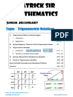 Trigonometric Relations (雙星)