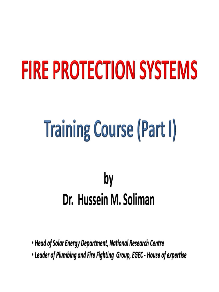 Fire Safety and Extinguishing Systems Guide | PDF | Fire Sprinkler ...