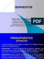 Presupuestos Generalidades