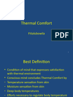 Presentation On Thermal Comfort