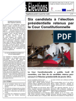 Journal Des Élections RCA 2011 Numéro 03