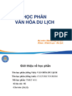 Học Phần Văn Hóa Du Lịch