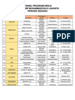 Jadwal Proker 22 - 23